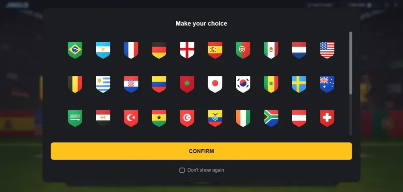 Penalty Nations Cup jeu casino